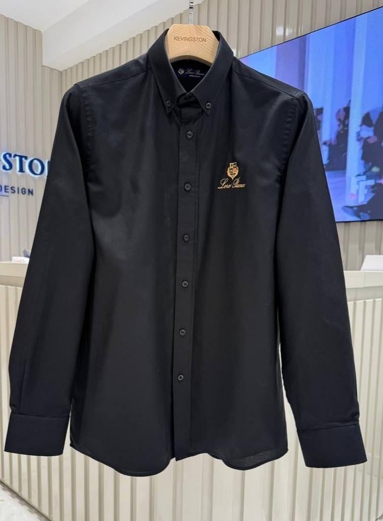 Loro Piana bloes, Ophalen of Verzenden, Zo goed als nieuw, Zwart, Overige halswijdtes