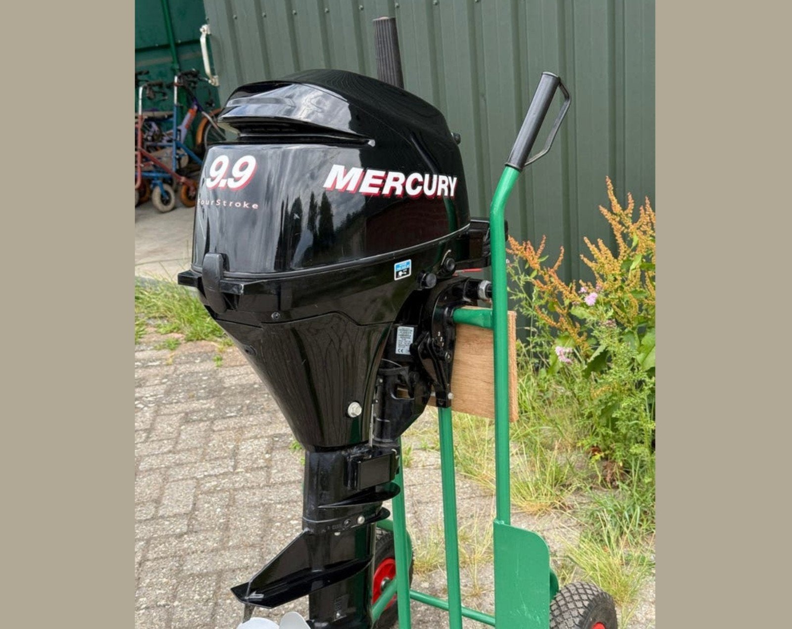 Mercury 9.9pk 4-takt kortstaart buitenboordmotor, Ophalen of Verzenden, Gebruikt, Benzine, 5 tot 10 pk