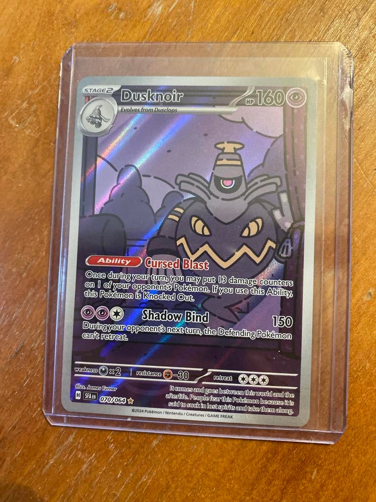 Dusknoir 070/064 Pokémon kaart, Ophalen of Verzenden, Nieuw, Losse kaart, Foil