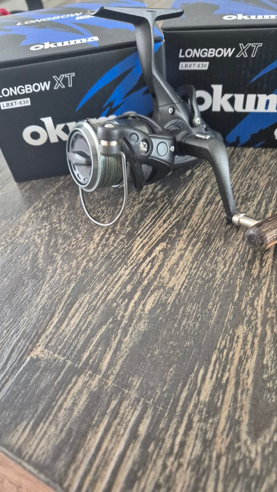 2x  Nieuwe Okuma Longbow XT  LBXT-630, Watersport en Boten, Ophalen of Verzenden, Nieuw, Molen