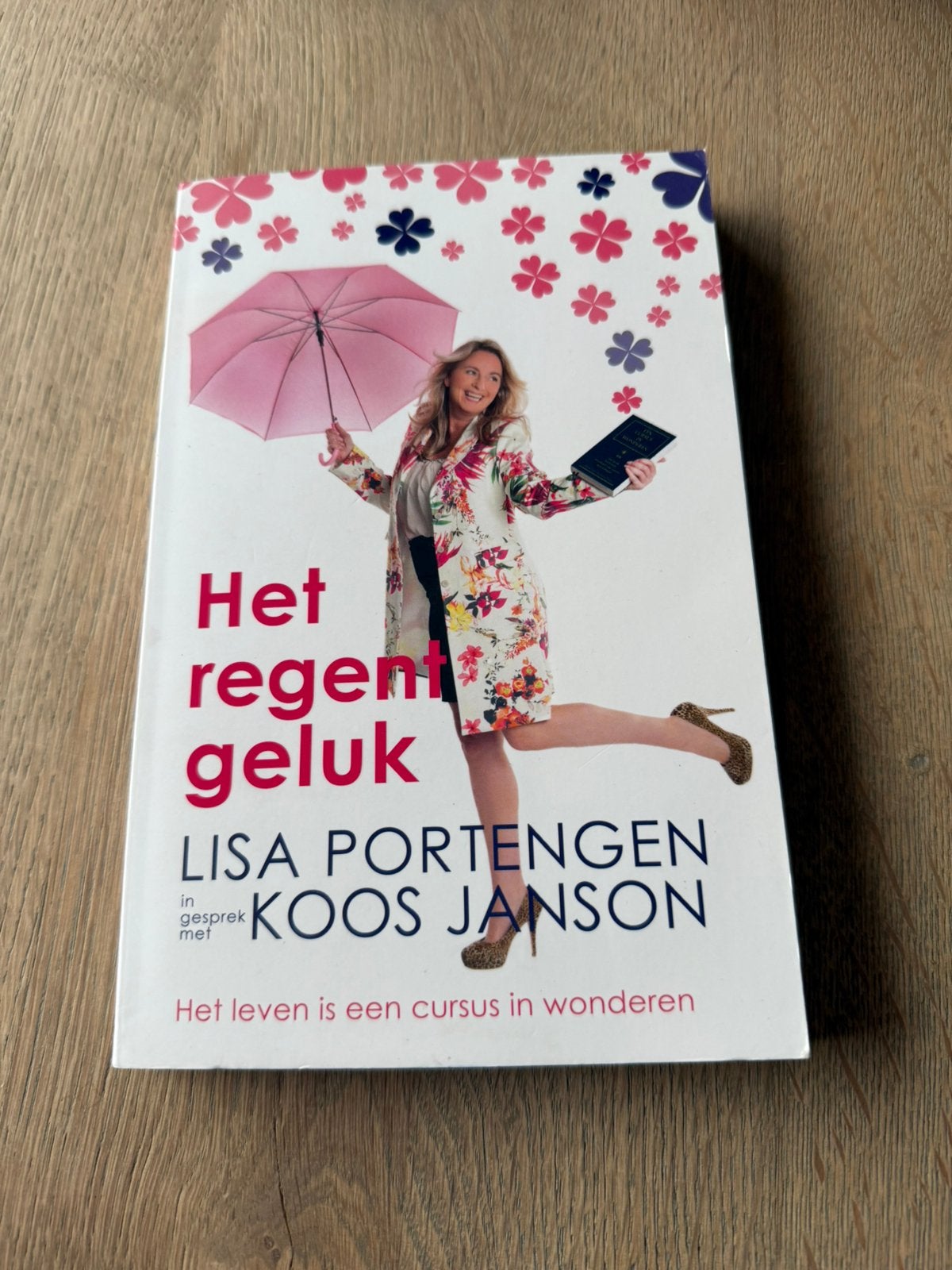Het regent geluk - Lisa Portengen en Koos Janson, Ophalen of Verzenden, Zo goed als nieuw, Spiritualiteit algemeen, Overige typen