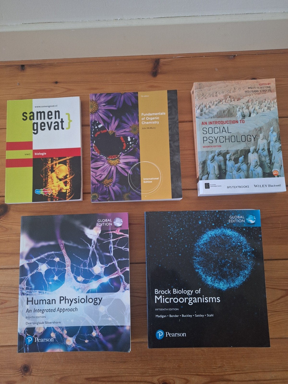 Studieboeken WUR/biologie/psychology/physiology/chemistry, Ophalen, Beta, Zo goed als nieuw, WO