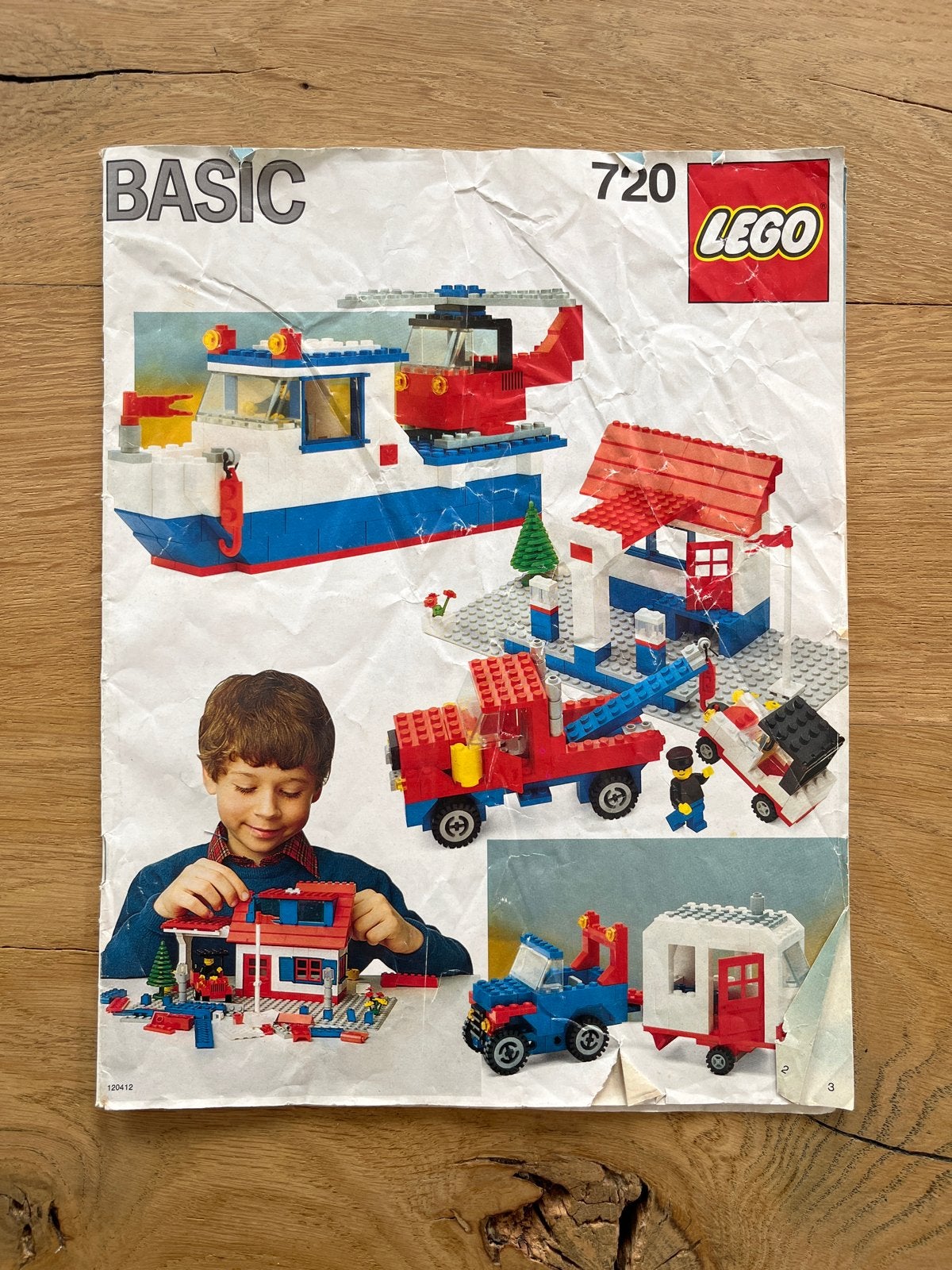 Vintage LEGO Basic 720 Instructieboekje uit 1983, Ophalen of Verzenden, Gebruikt, Overige typen, Lego