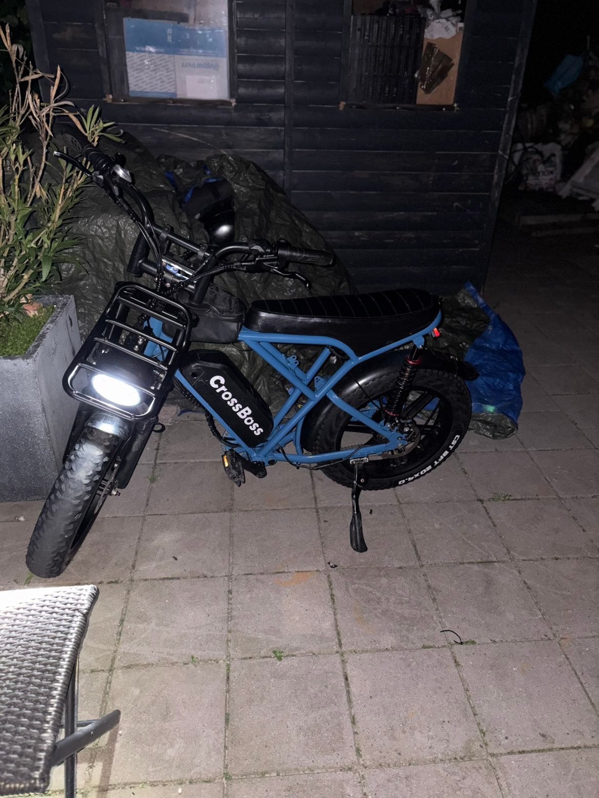 H9 met blauw, Fietsen en Brommers, 59 cm of meer, Ophalen, Zo goed als nieuw, Overige merken