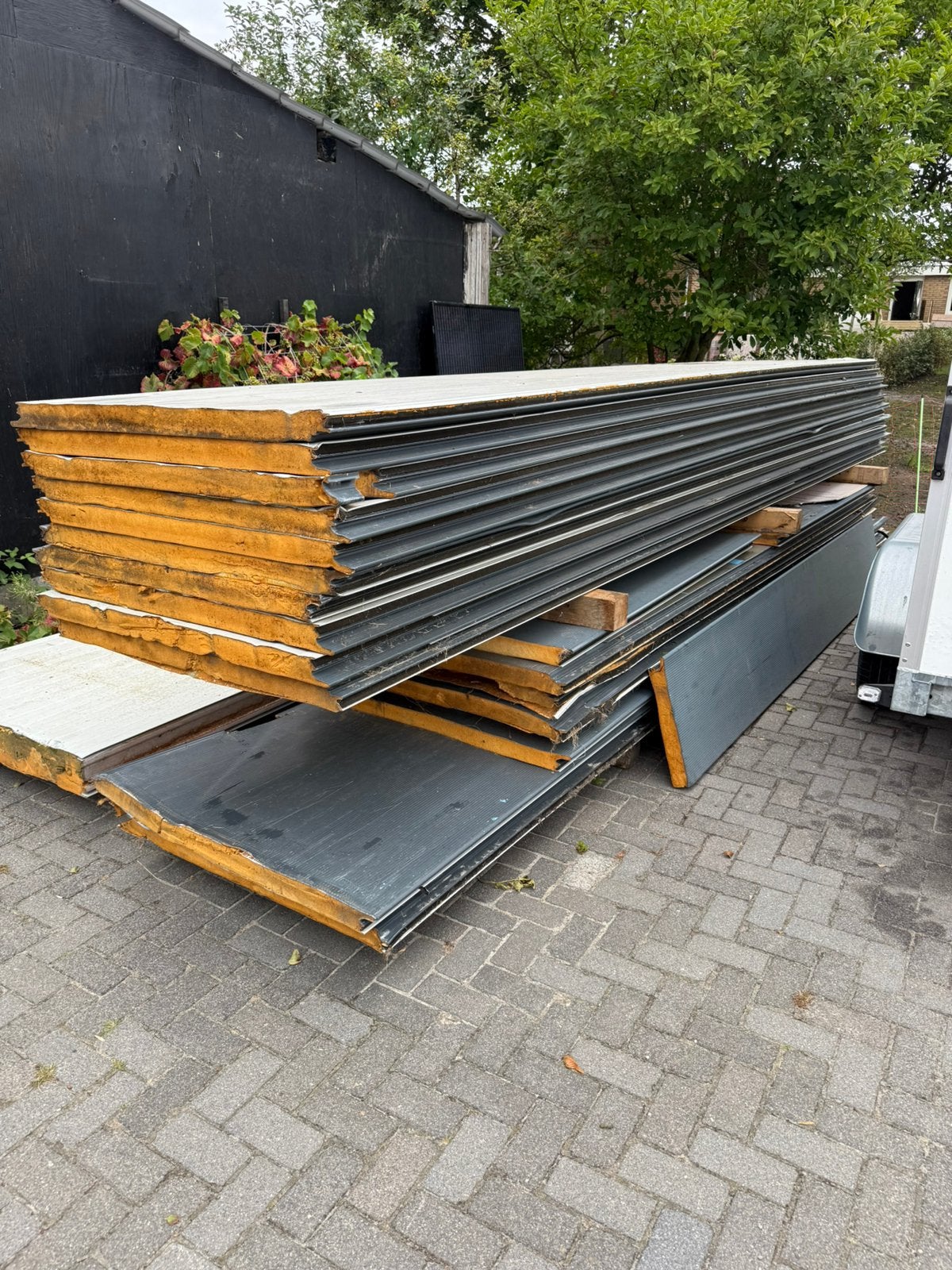 Sandwich panelen/ wand panelen/ isolatie 60 mm 100m2, Doe-het-zelf en Verbouw, Platen en Panelen, Ophalen, Gebruikt, Overige materialen