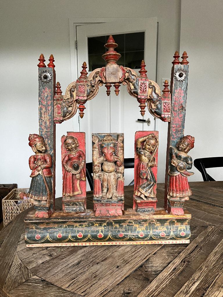 Tempelaltaar/Huisaltaar India Datering 18e Eeuw, Ophalen of Verzenden
