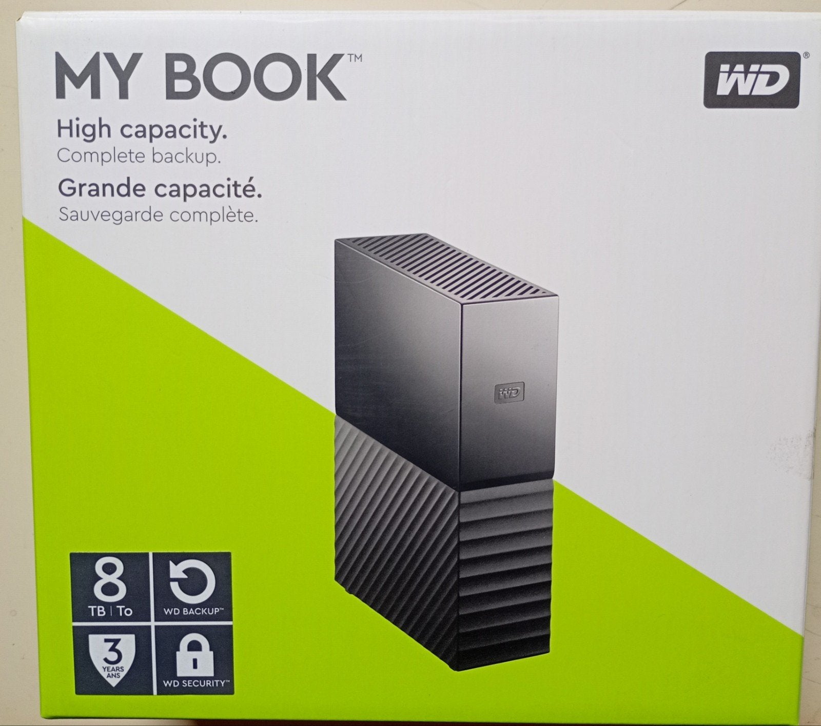 Western Digital "My Book" 8TB, Computers en Software, HDD, Ophalen of Verzenden, Zo goed als nieuw, Desktop