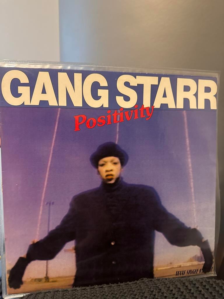 Gang Starr - Positivity (Maxi-Single), Ophalen, Gebruikt, Maxi-single, 12 inch