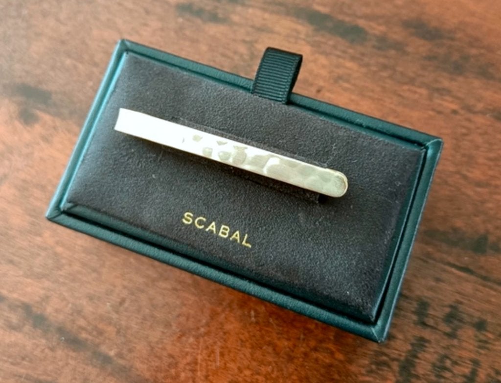 Zilveren dasspeld van Scabal Londen, Ophalen of Verzenden, Zo goed als nieuw
