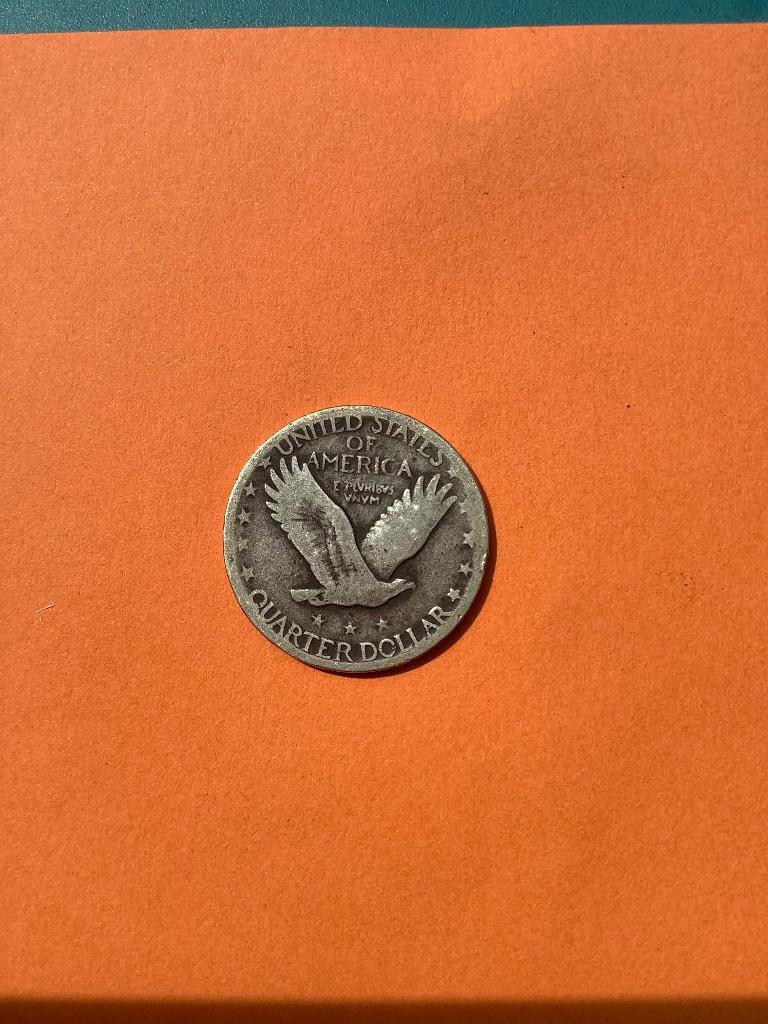Zilveren Quarter  Dollar 1927, Ophalen of Verzenden, Noord-Amerika, Losse munt, Zilver