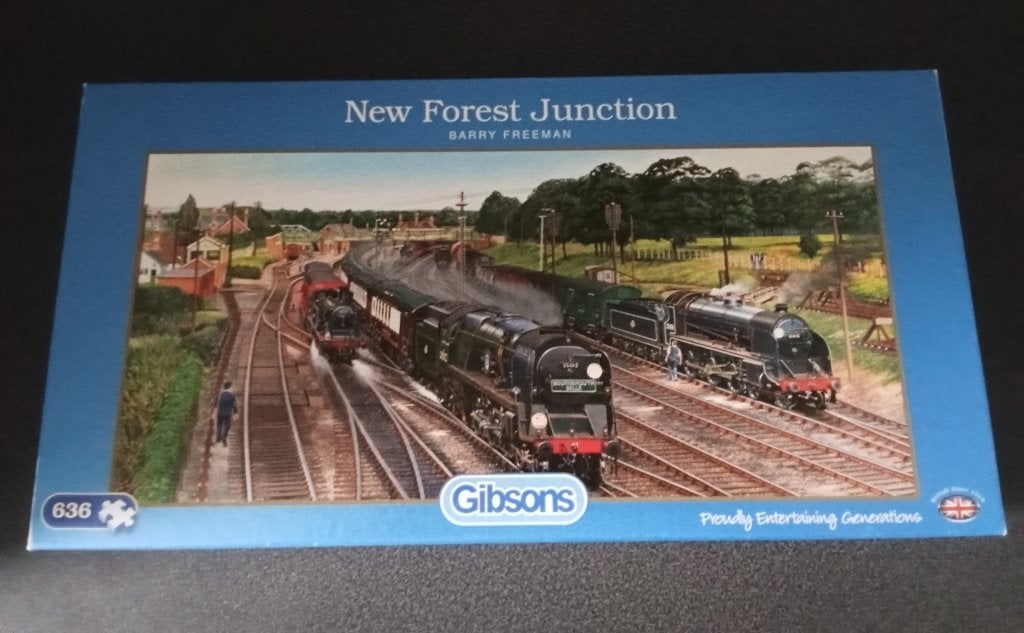 Gibsons puzzel New Forest Junction, Ophalen of Verzenden, 500 t/m 1500 stukjes, Gebruikt, Legpuzzel