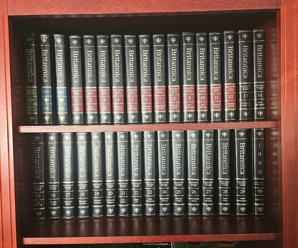 Britanica Encyclopedia 33 volumes 1986, Ophalen of Verzenden, Zo goed als nieuw, Diverse auteurs