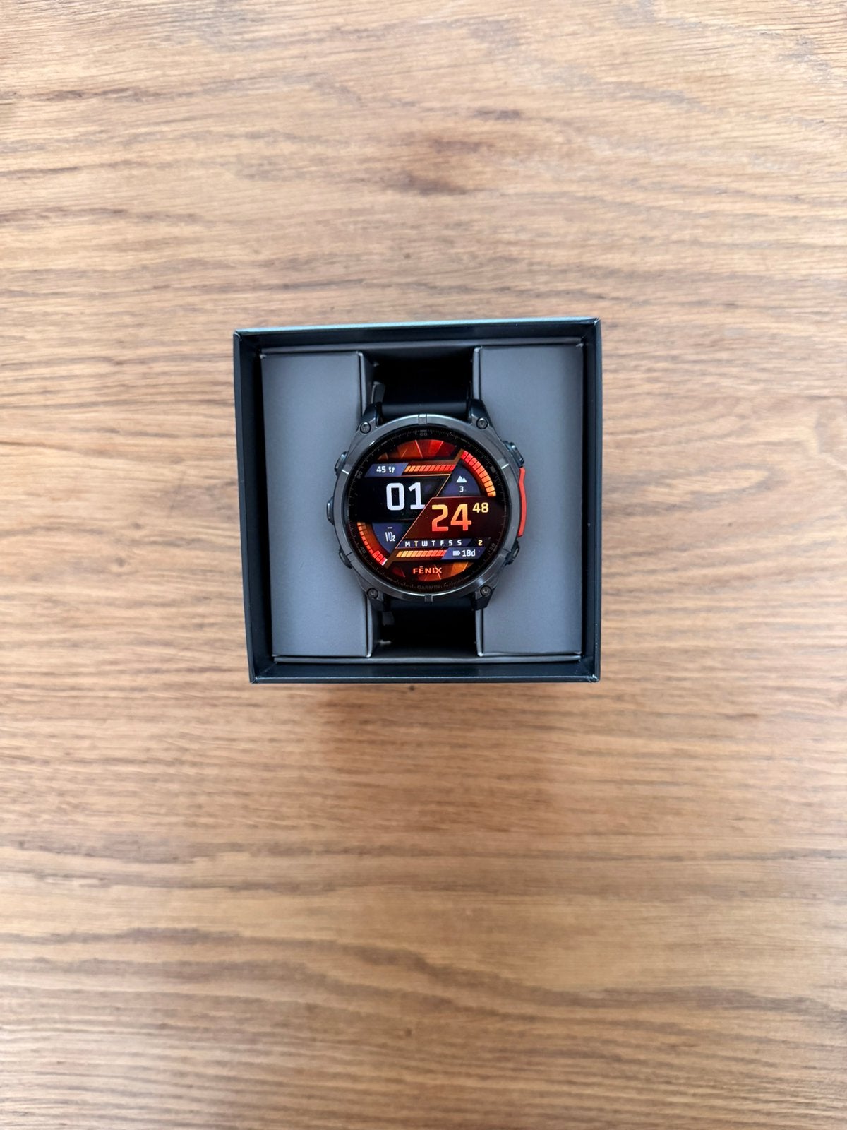 Garmin Fenix 8 47mm | 2 maanden oud, Zwart, Ophalen of Verzenden, Zo goed als nieuw, Waterdicht