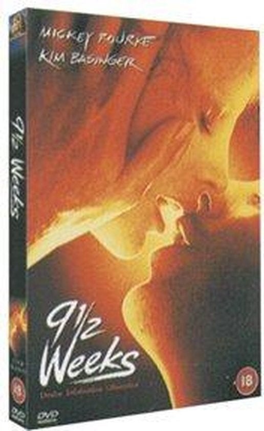 DVD 9 1/2 WEEKS NAAKTE KIM BASINGER MICKEY ROURKE EROTISCH, Cd's en Dvd's, Vanaf 16 jaar, Overige gebieden, Verzenden, Zo goed als nieuw