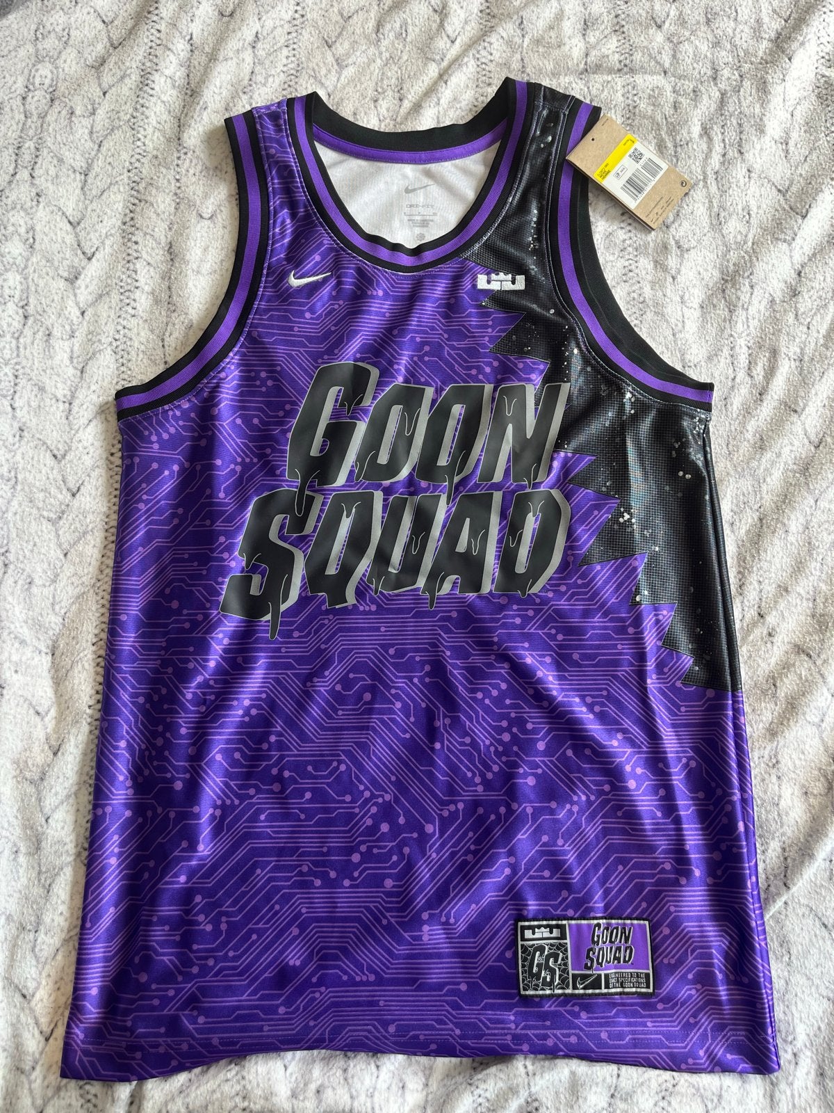 Nike Goon Squad Space Jam 2 Basketbalshirt Maat S Nieuw, Ophalen of Verzenden, Nieuw, Maat 46 (S) of kleiner, Paars