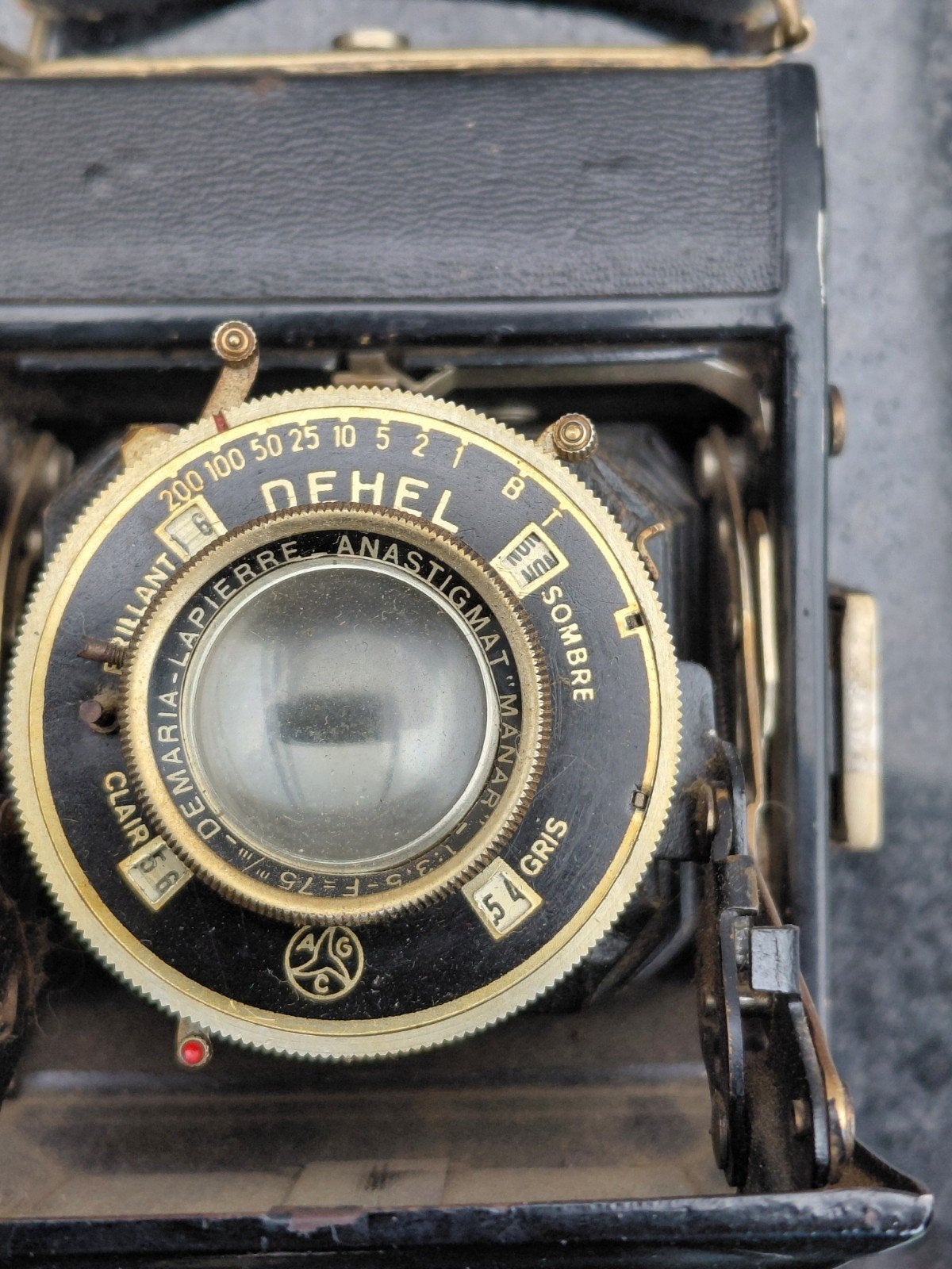 Vintage Dehel Balgcamera - Made in France, Audio, Tv en Foto, Ophalen, Gebruikt, Compact, Overige Merken