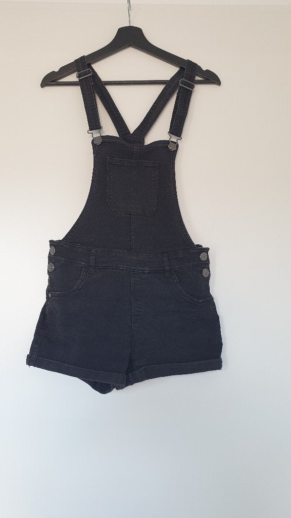 C&A Denim Tuinbroek Zwart maat S, Zwart, Ophalen of Verzenden, Zo goed als nieuw, Maat 36 (S)