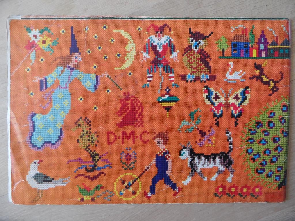 Oude DMC point de crocix boekje Mies Bloch patronen zie foto, Ophalen of Verzenden, Gebruikt, Handborduren, Patroon