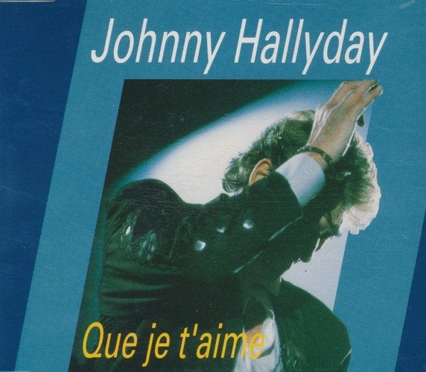 Johnny Hallyday - Que je t'aime 1988 - cd single, Ophalen of Verzenden, Zo goed als nieuw, Rock