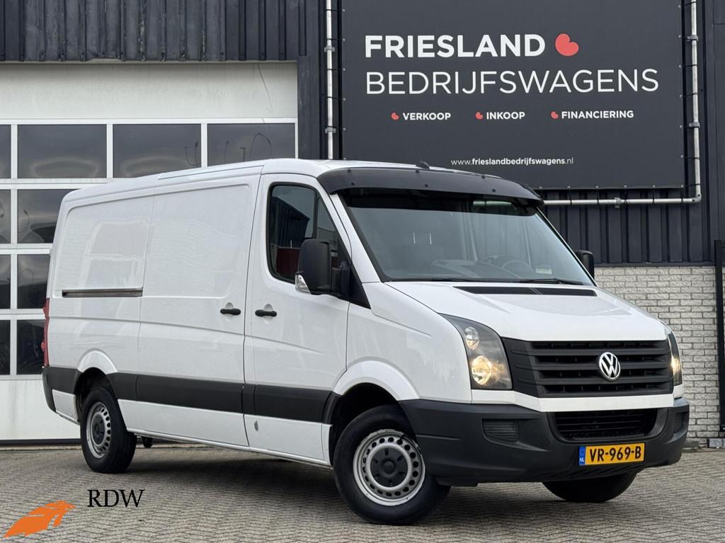Volkswagen Crafter 28 2.0 TDI BM Trekhaak/Cruise/Radio-CD/3-, Auto's, Bestelauto's, Voorwielaandrijving, Euro 5, Stof, Zwart