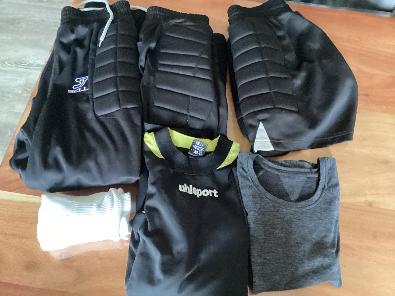 Keeperskleding pakket maat S - Stanno, Sells, Uhlsport, Sport en Fitness, Maat S, Ophalen of Verzenden, Zo goed als nieuw, Set