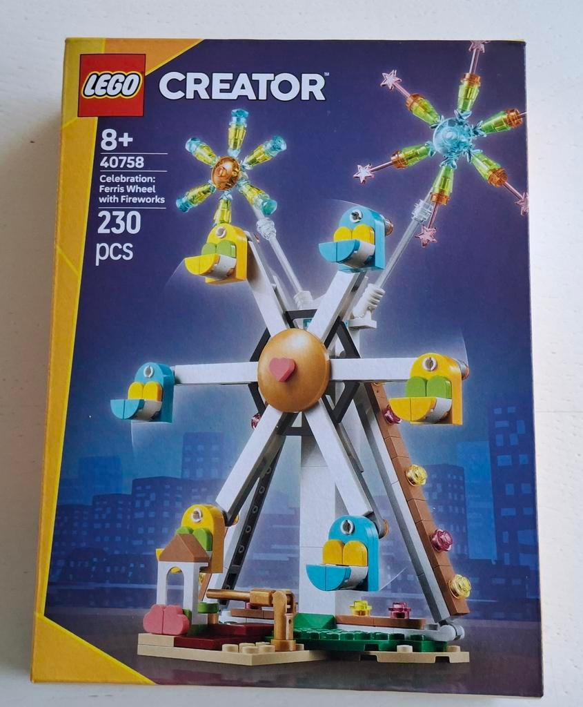 Creator 40758 Kermisrad met Vuurwerk LEGO Nieuw, Ophalen of Verzenden, Nieuw, Overige merken