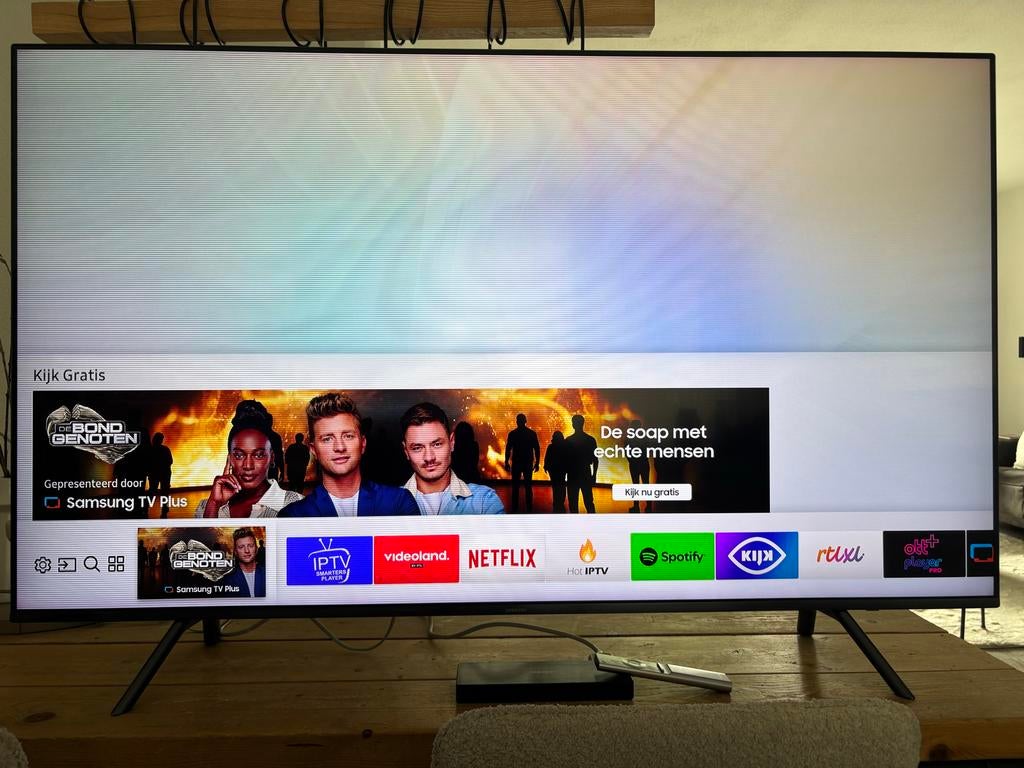 Samsung 4K Smart TV (55 inch) - Lichte strepen in scherm, Ophalen, LED, 120 Hz, Zo goed als nieuw