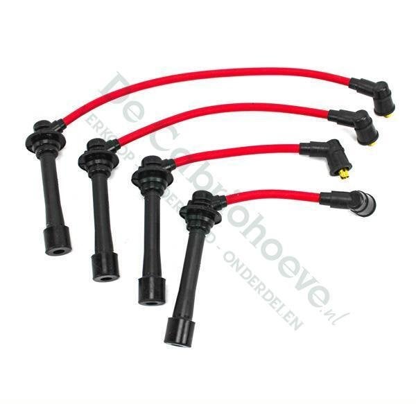 MX5 Bougiekabels rood 8mm, De Cabriohoeve VOF, Nieuw, Info@cabriohoeve.nl, Julianalaan 9, 9462PG Gasselte, Nederland
