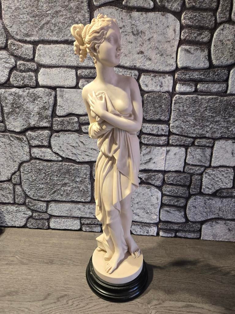 Venus beeld godin steenachtig 65cm, Ophalen of Verzenden, Zo goed als nieuw, Mens