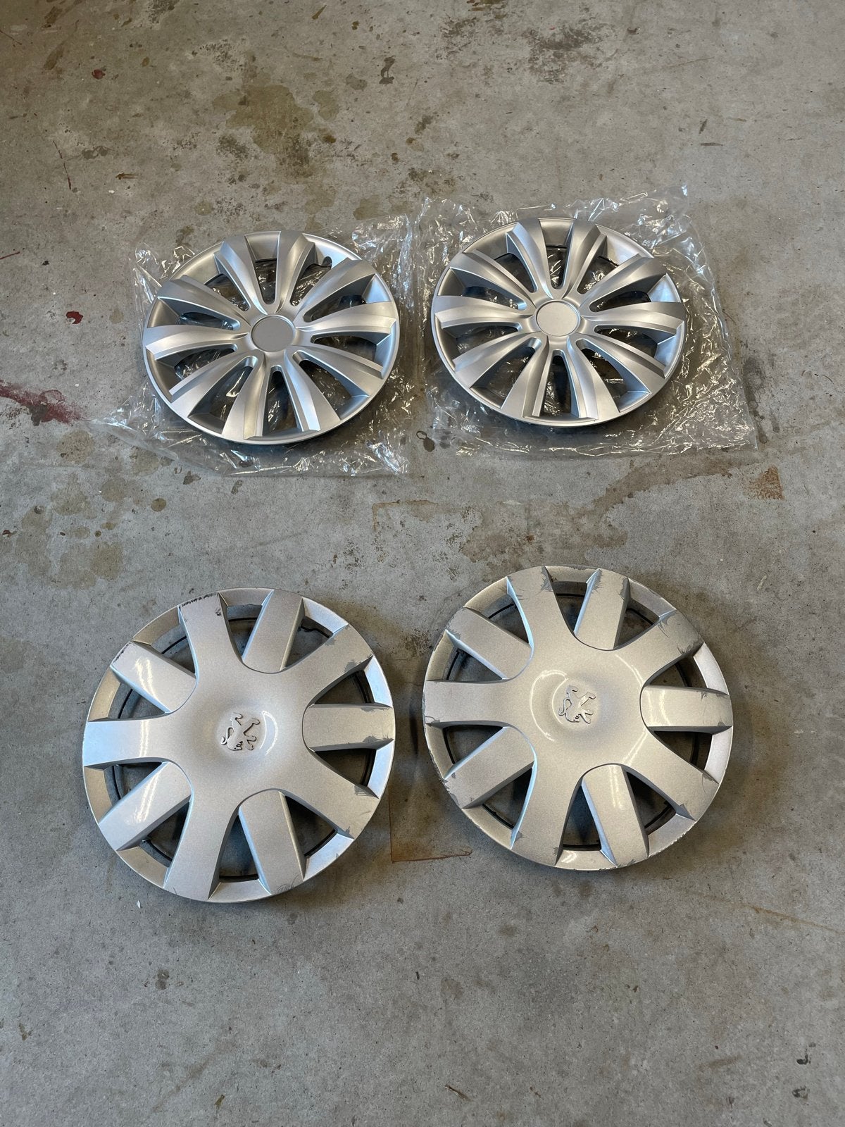 Wieldoppen 14 inch Peugeot 107, Citroën C1, Toyota Aygo, Auto diversen, Wieldoppen, Ophalen of Verzenden, Gebruikt