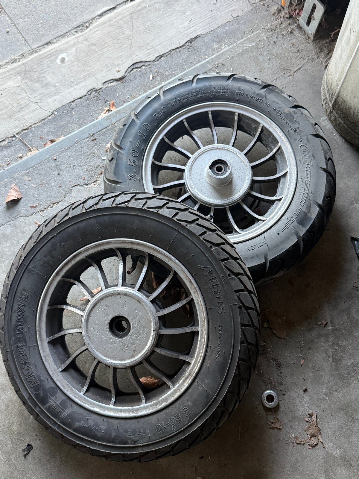 Velgenset 10” china scooters BTC, AGM enz, Ophalen, Gebruikt, Overige typen, Overige merken