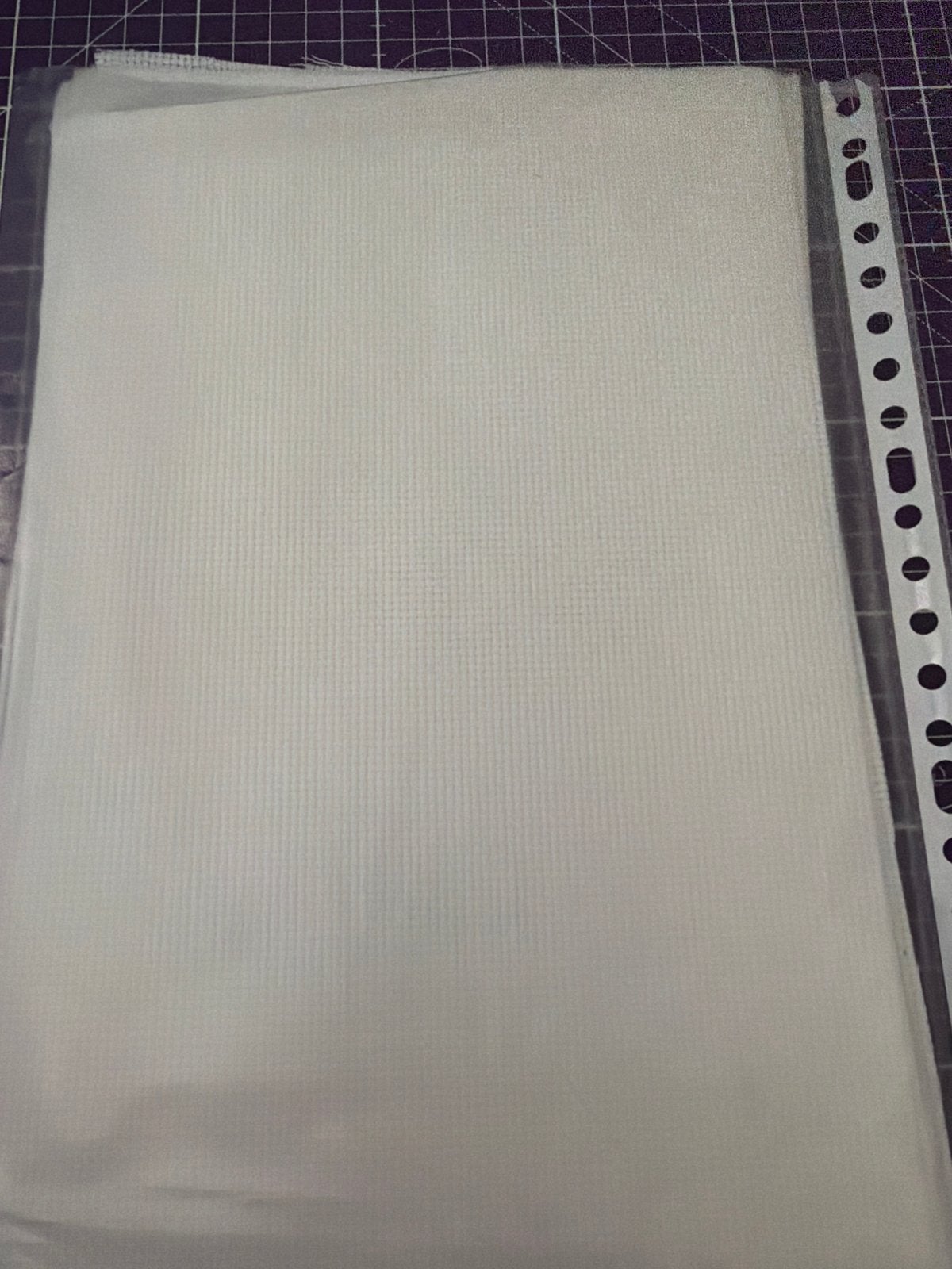 12 stuks Aida borduurstof 14 count - Wit, Verzenden, Textiel, Nieuw, Knutselmateriaal