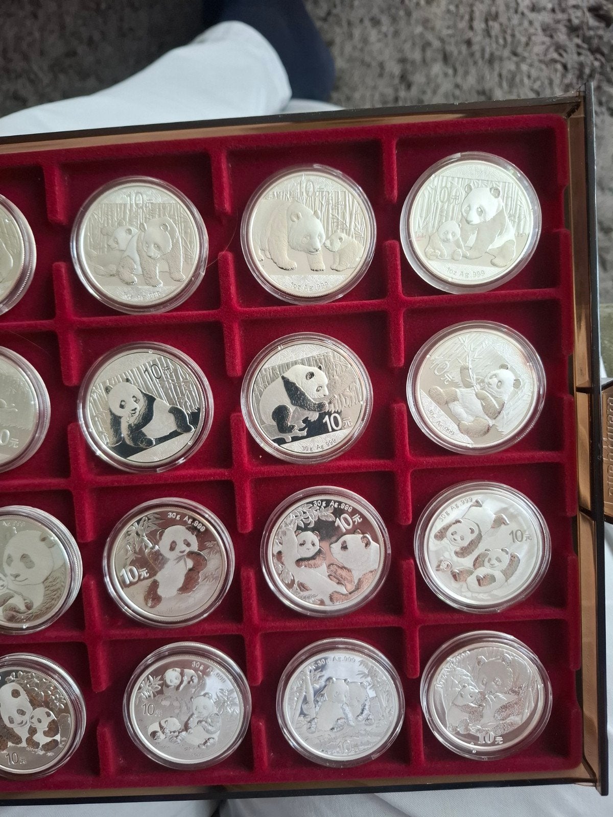 Panda munten.   vele jaartallen beschikbaar. Vanaf € 84, Postzegels en Munten, Ophalen of Verzenden, Zilver