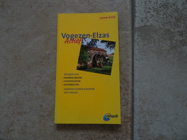 anwb actief reisgids Vogezen en Elzas, Europa, Ophalen of Verzenden, Zo goed als nieuw, Reisgids of -boek