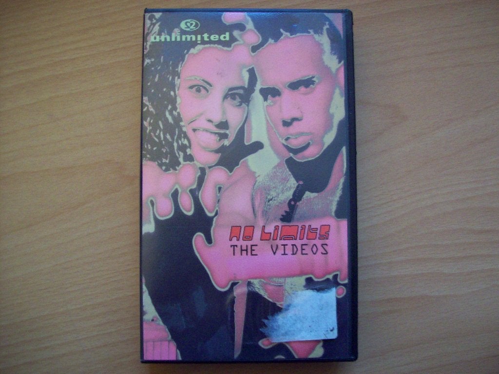 2 Unlimited - No Limits: The Videos (VHS, 1993), Alle leeftijden, Muziek en Concerten, Ophalen of Verzenden, Zo goed als nieuw