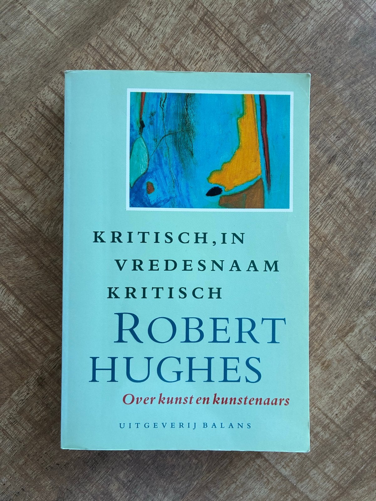 Kritisch, in vredesnaam kritisch - Robert Hughes, Boeken, Kunst en Cultuur | Fotografie en Design, Ophalen of Verzenden, Gelezen