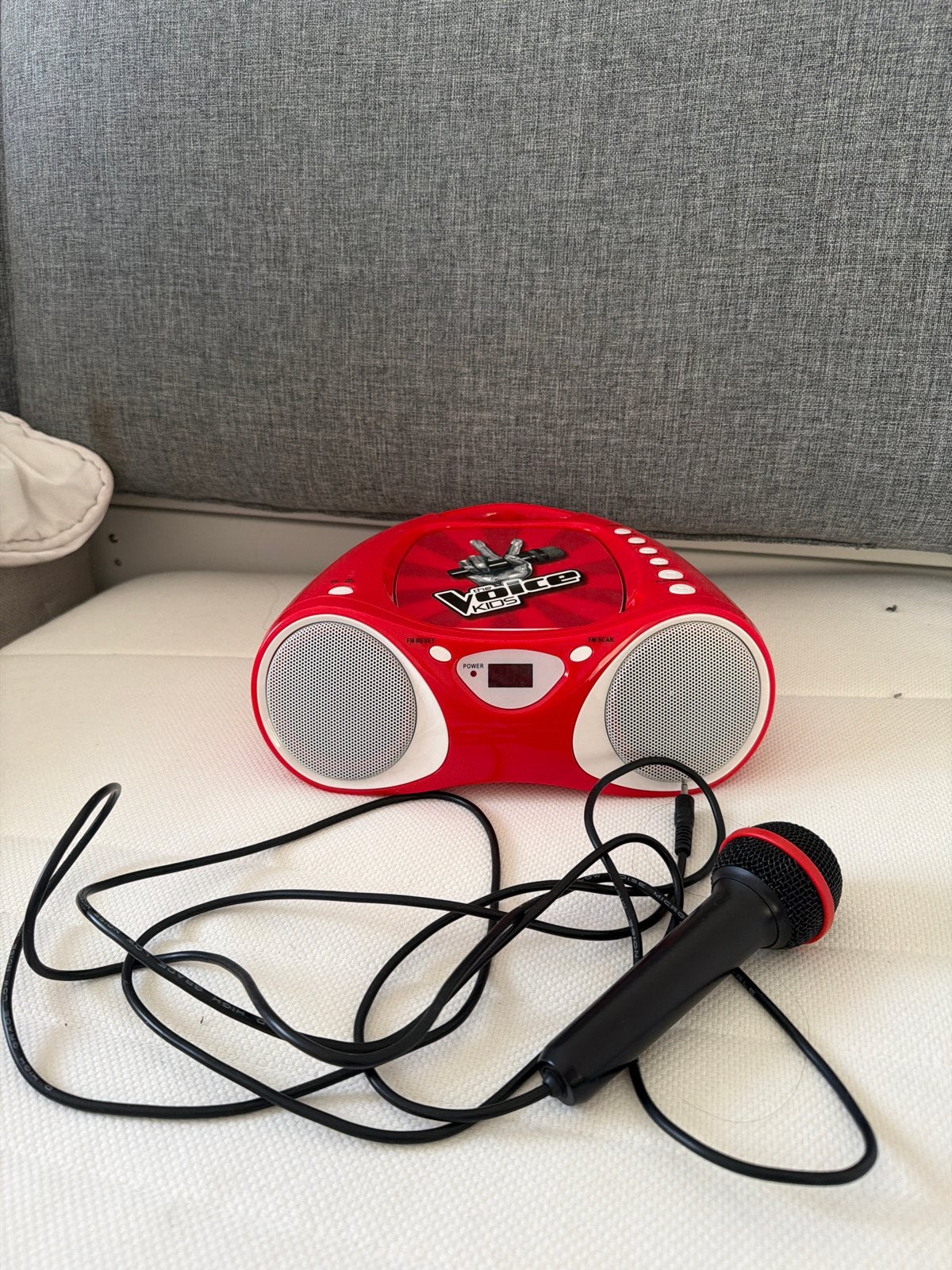 The Voice Kids Karaoke Set met Microfoon, Ophalen of Verzenden, Zo goed als nieuw, Complete set