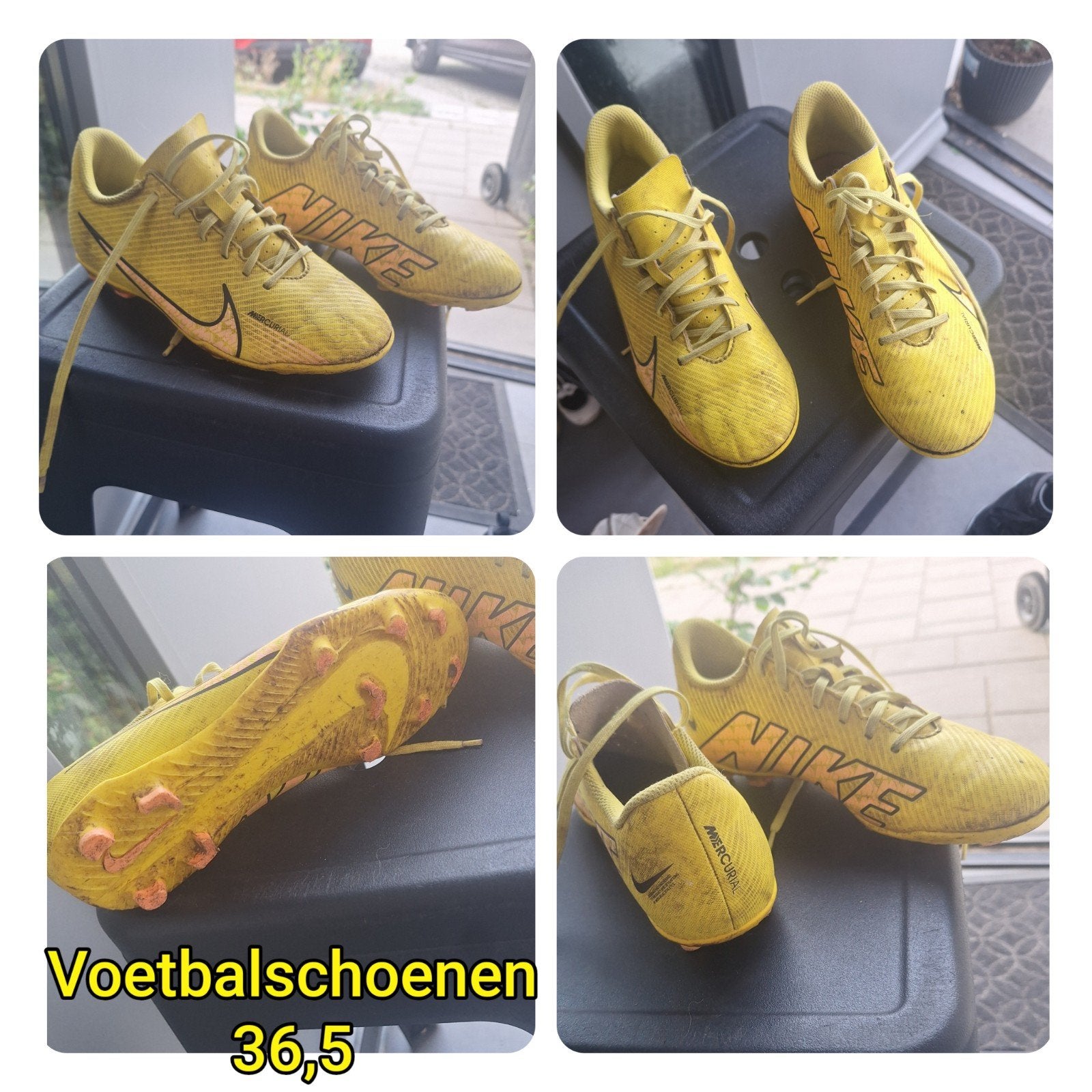 Nike Mercurial Voetbalschoenen Maat 36,5, Sport en Fitness, Voetbal, Ophalen, Gebruikt, Schoenen