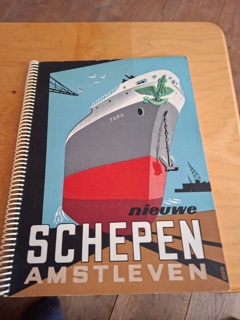 Boek Nieuwe Schepen 1954 - Amstelveen, Ophalen of Verzenden, Gelezen, Jhr. Mr. A. F. de Savornin Lohman, D. Monsma, Boot