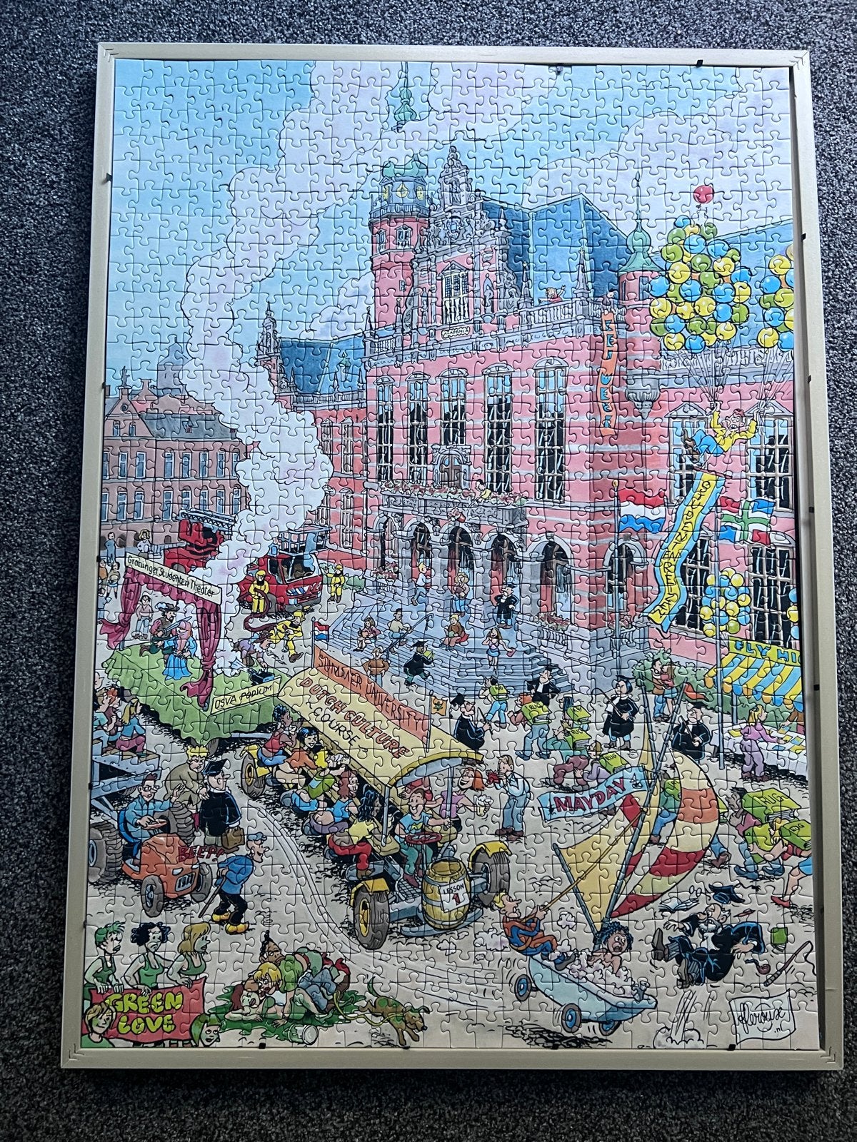 Ravensburger Legpuzzel Groningen 1000 stukjes, Ophalen of Verzenden, 500 t/m 1500 stukjes, Zo goed als nieuw, Legpuzzel