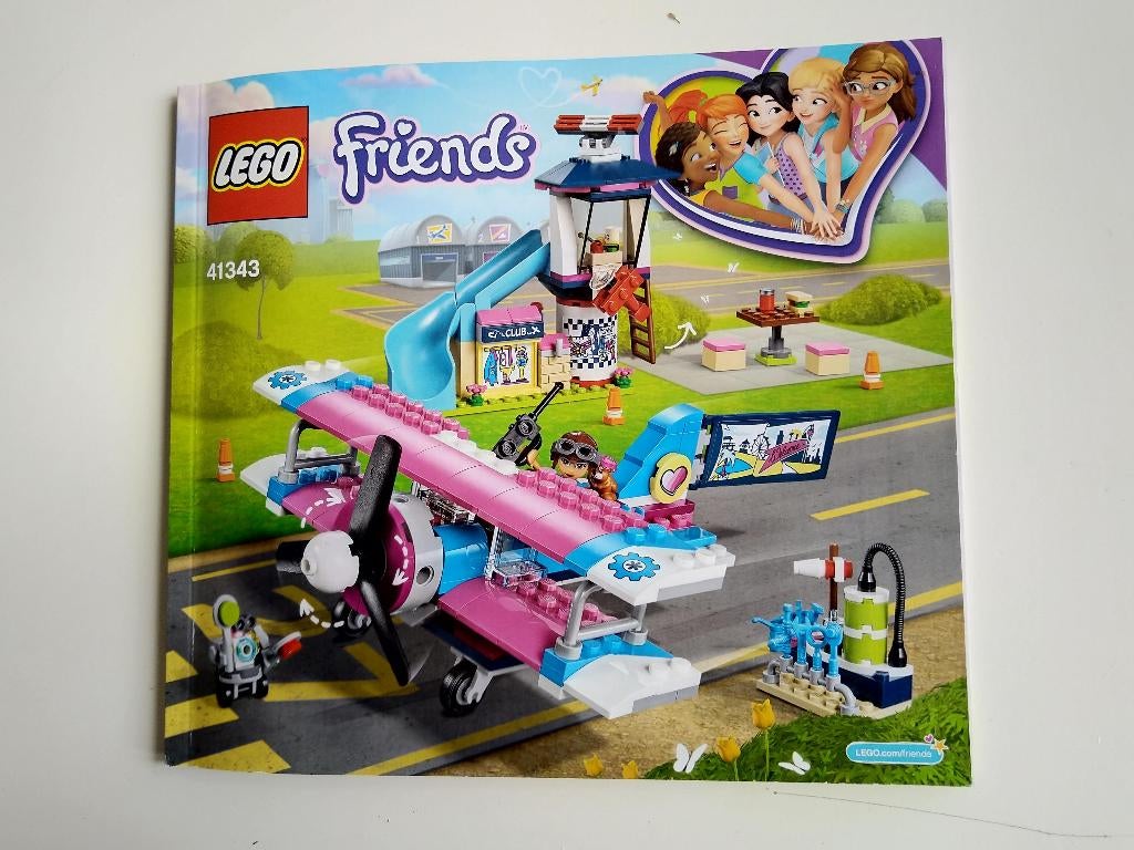 Lego Friends 41343 Heartlake City Vliegtour, Compleet, Lego, Friends, Ophalen of Verzenden