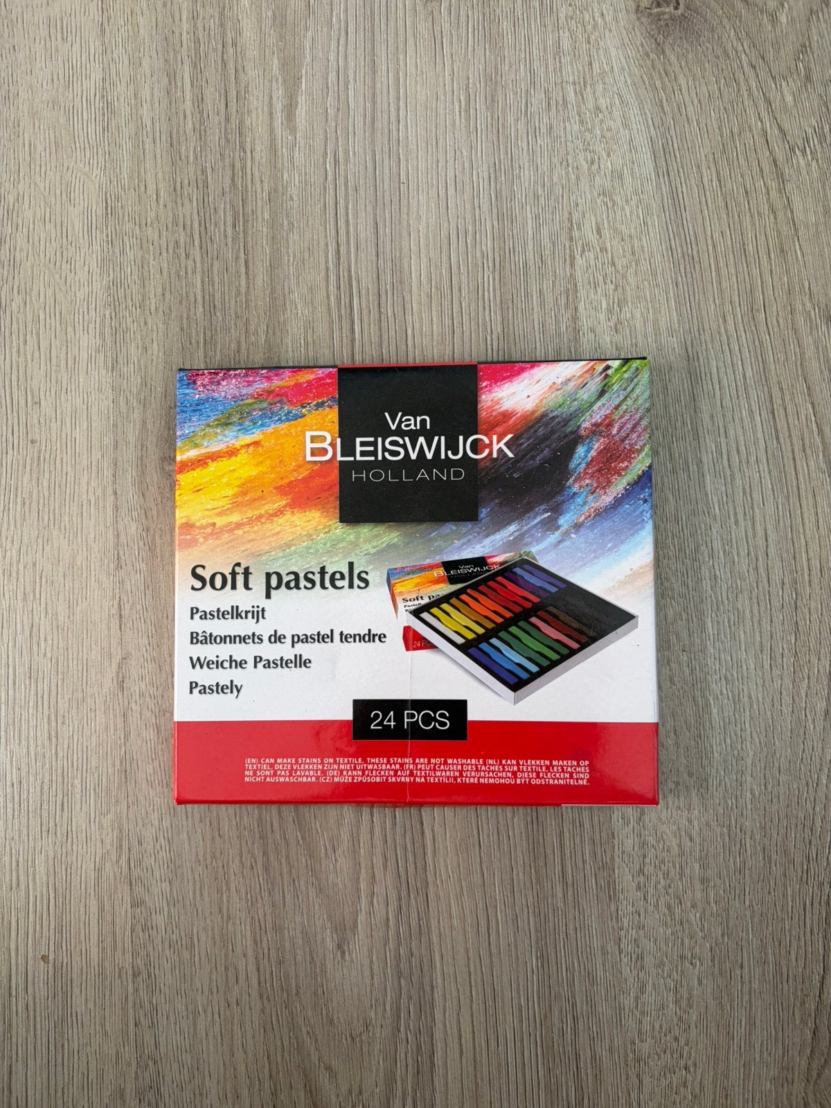 Soft Pastelkrijt - 24 pc - Van Bleiswijck, Ophalen, Zo goed als nieuw, Potlood of Stift