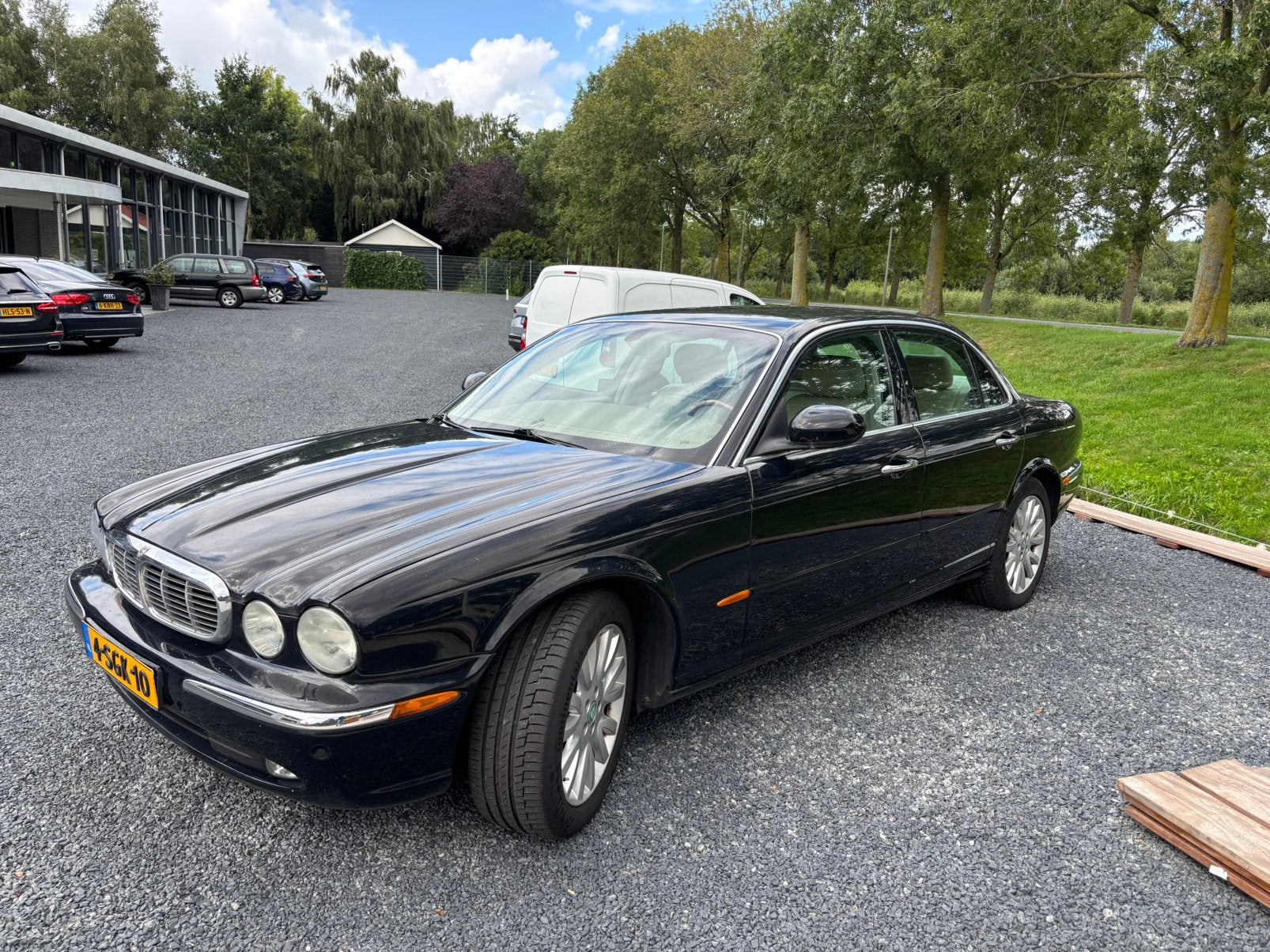 Jaguar XJ 3.5 2004 Zwart, Auto's, Automaat, 258 pk, 3555 cc, Zwart
