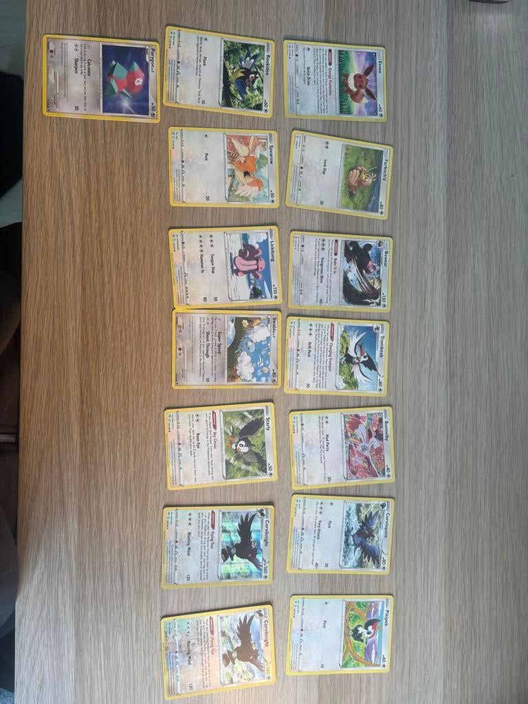 Grote collectie Pokémon kaarten - 40+ kaarten, Ophalen of Verzenden, Gebruikt, Meerdere kaarten