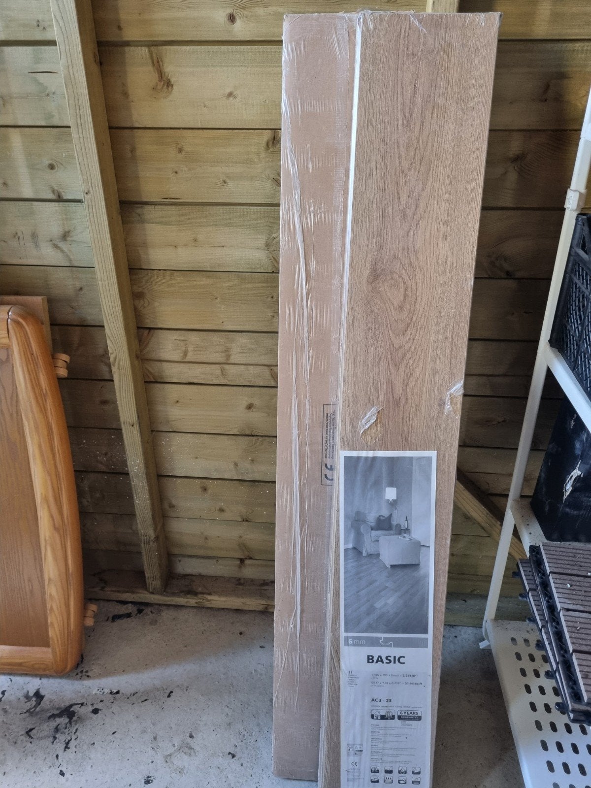 2x ongeopende pakken laminaat, houtkleur, Ophalen