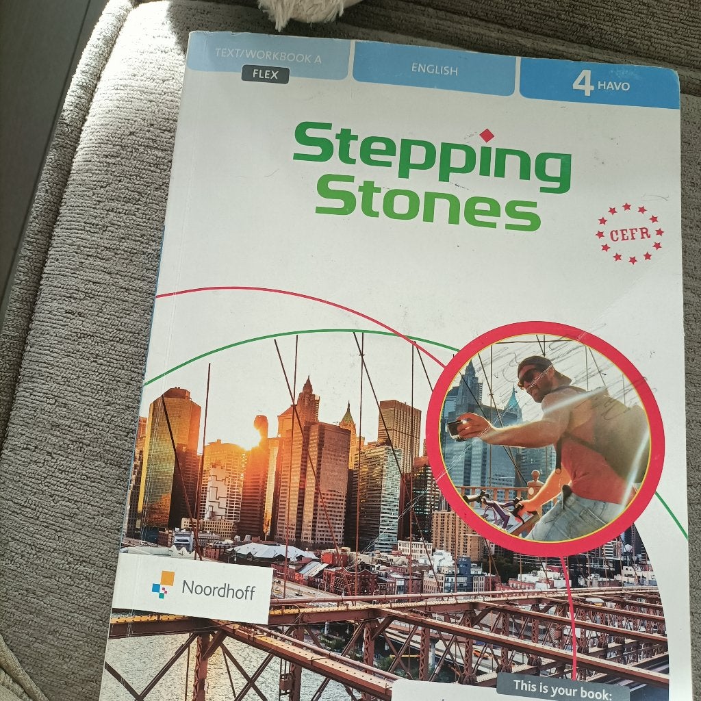 Stepping Stones Engels 4 HAVO (gratis), Gelezen, Engels, Noordhoff, HAVO