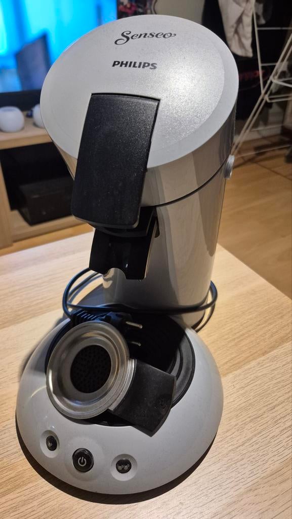 Philips Senseo Koffiezetapparaat - Wit/Zilver, Witgoed en Apparatuur, Koffiepads en cups, Gebruikt, Koffiemachine, Ophalen of Verzenden
