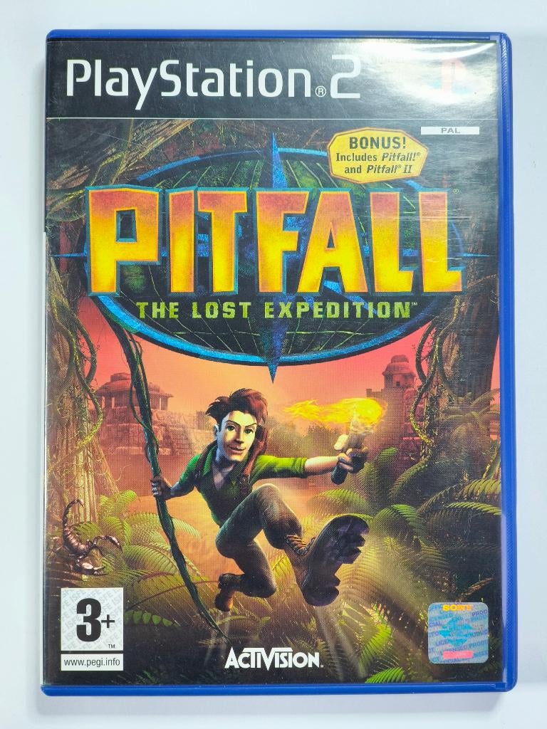 Pitfall: The Lost Expedition - PlayStation 2 - PAL, Spelcomputers en Games, Games | Sony PlayStation 2, Zo goed als nieuw, Avontuur en Actie