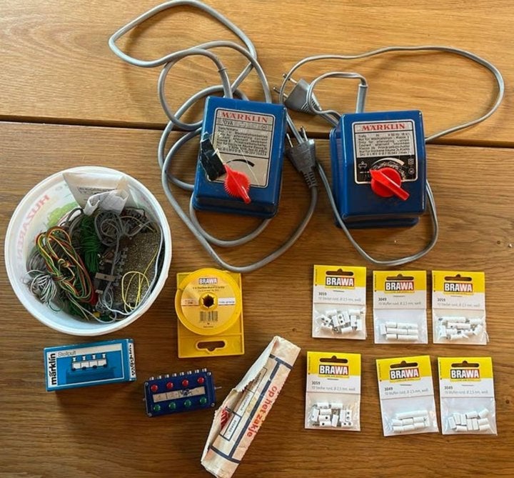 Allerlei spulletjes voor modeltreinen Marklin Brawa etc., Hobby en Vrije tijd, Ophalen of Verzenden, Gebruikt, Wisselstroom, Märklin