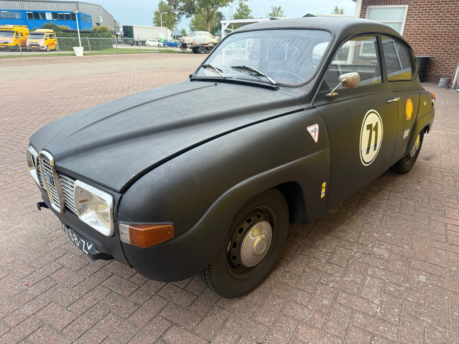Saab 96 1.5 V4 1971 Grijs, foto 4